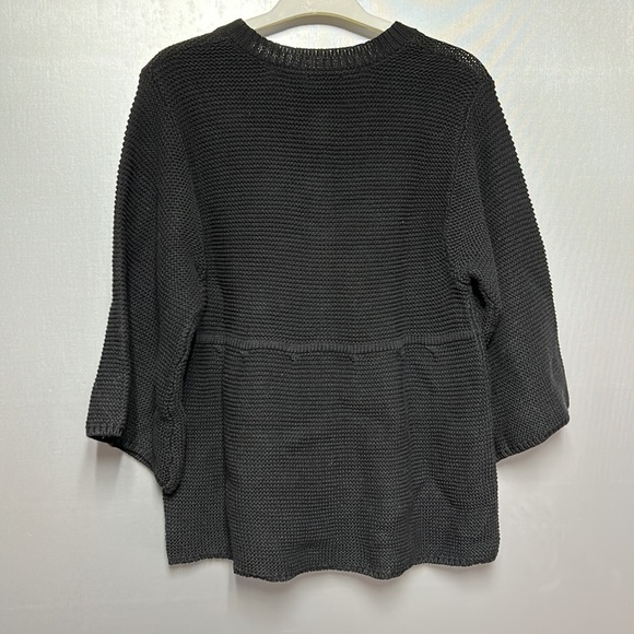 💯 cotton babydoll 600 west size small cardigan rose knit snap closure - Picture 6 of 13